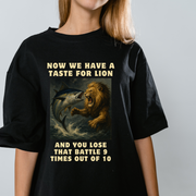 Now We Have a Taste for Lion – The Other Guys Tuna Scene Meme T-Shirt