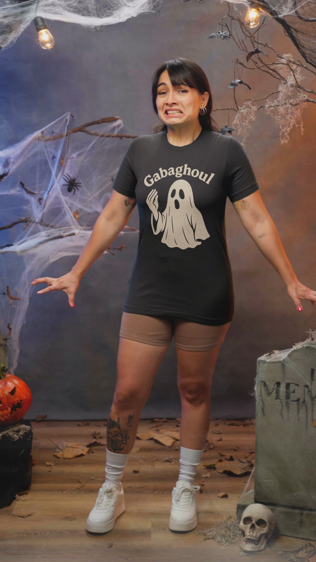 Load video: Gabaghoul Ghost T-Shirt