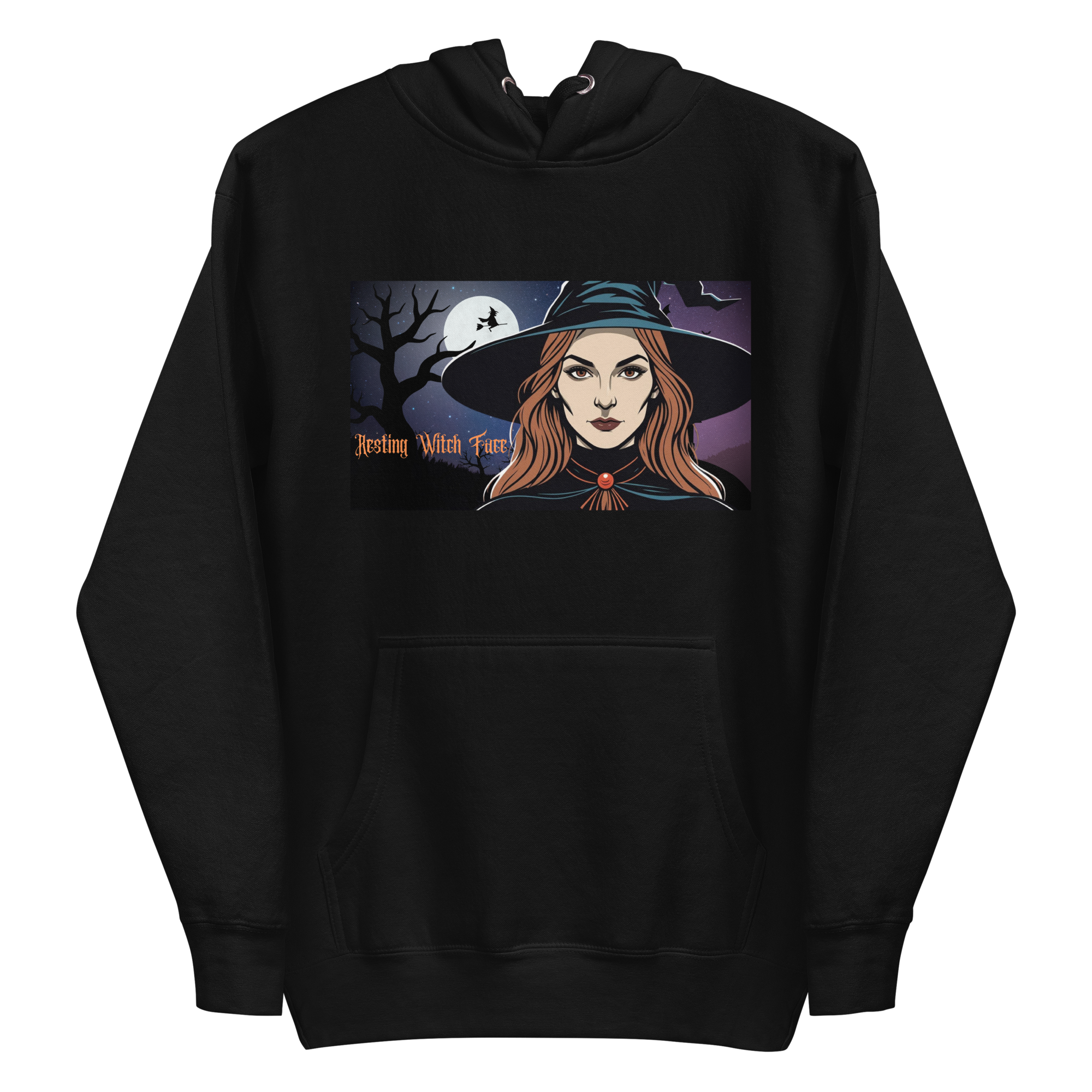 Resting Witch Face Hoodie – Funny Halloween Witch Sweatshirt