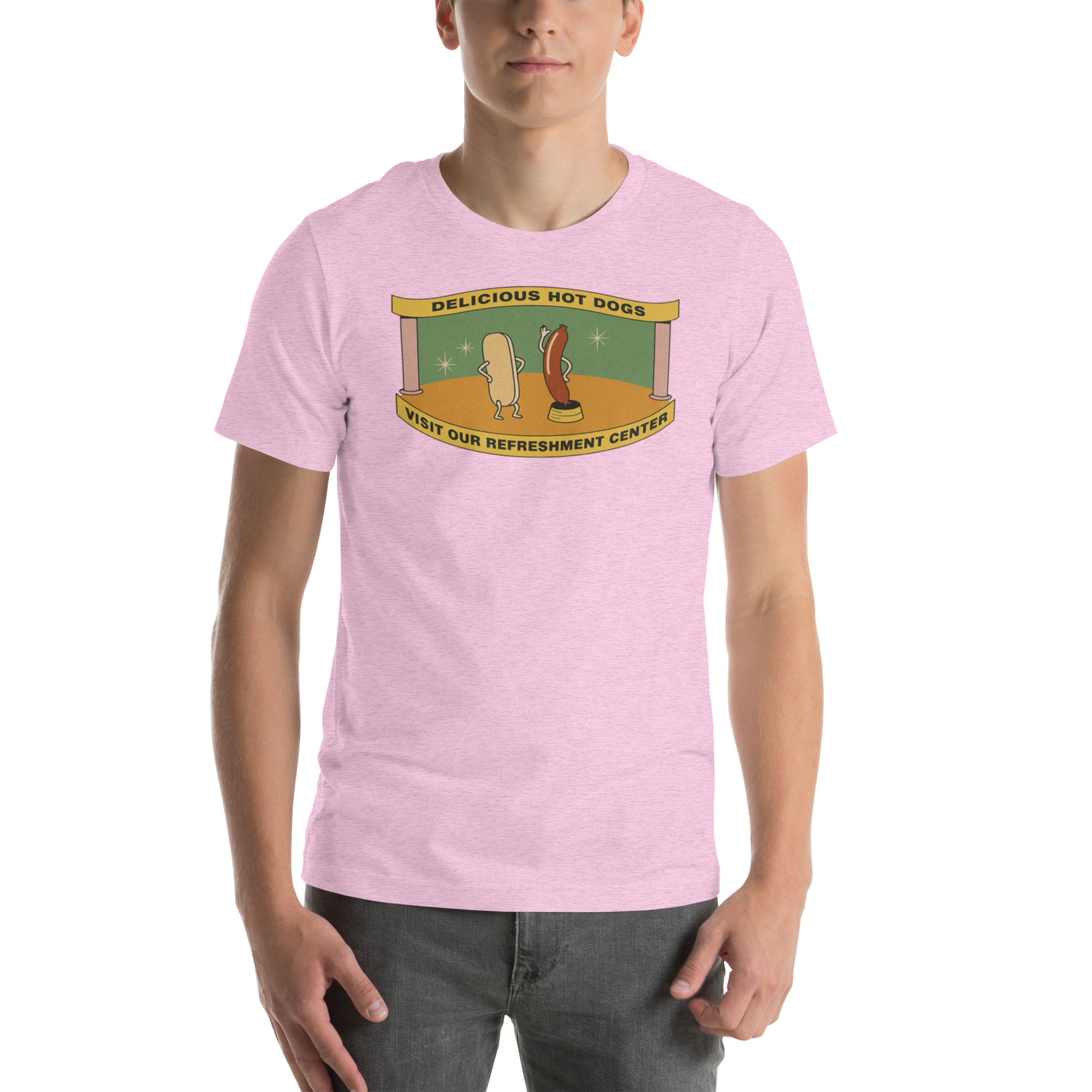 Retro Hot Dog Stand T-Shirt – Vintage Refreshment Center Graphic Tee