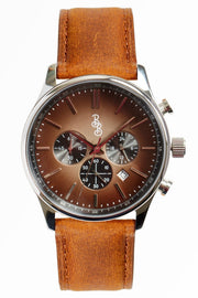 Brown Retro Chronograph