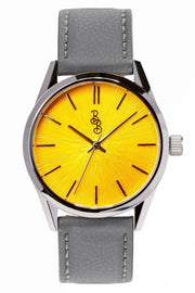 Yellow Sunburst Watch