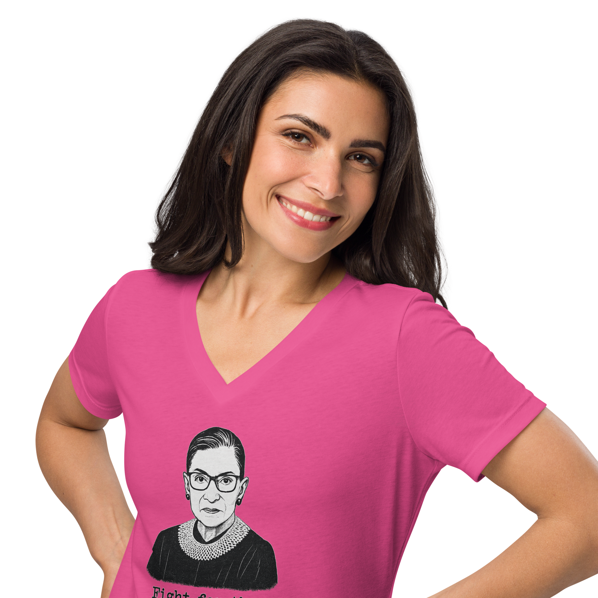 Ruth Bader Ginsburg RBG Quote T-Shirt – Feminist Graphic Tee, Fight for What You Care About, Equality Women’s Rights Shirt, Social Justice Activist Top